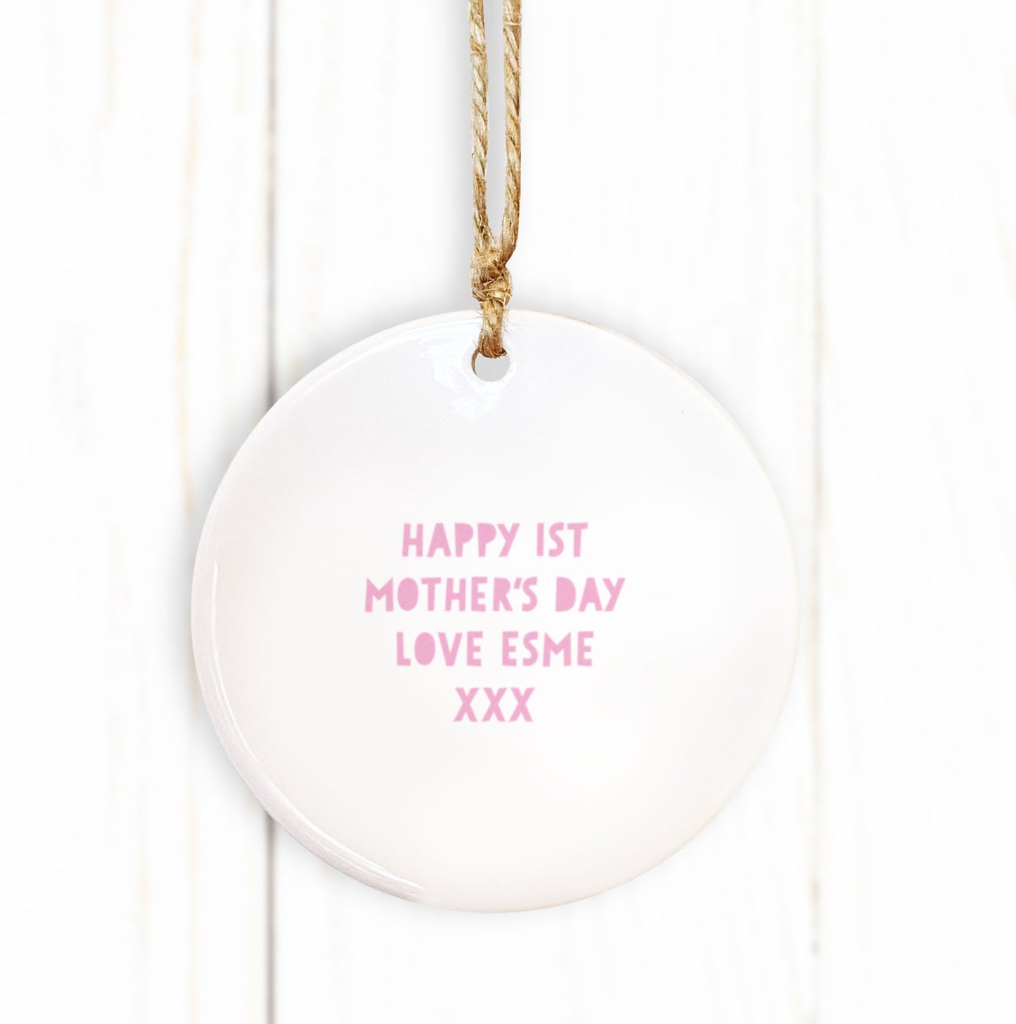 Mummysaurus Ceramic Ornament. Personalised Mother’s Day Gift. Cute gift for Mum .