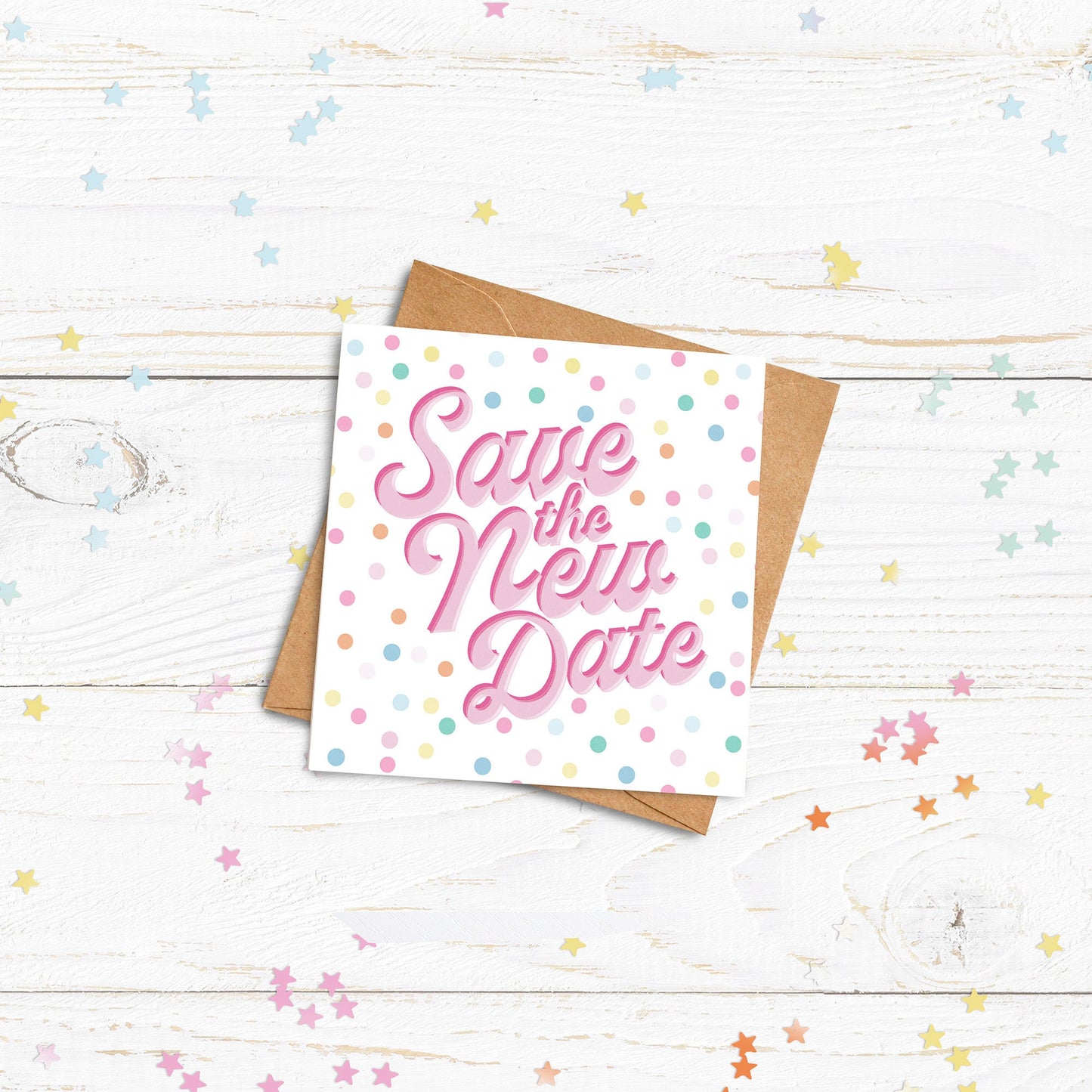 Mini Pack of Happiness - Save The New Date Cards. Wedding Cards. Pack of cards.