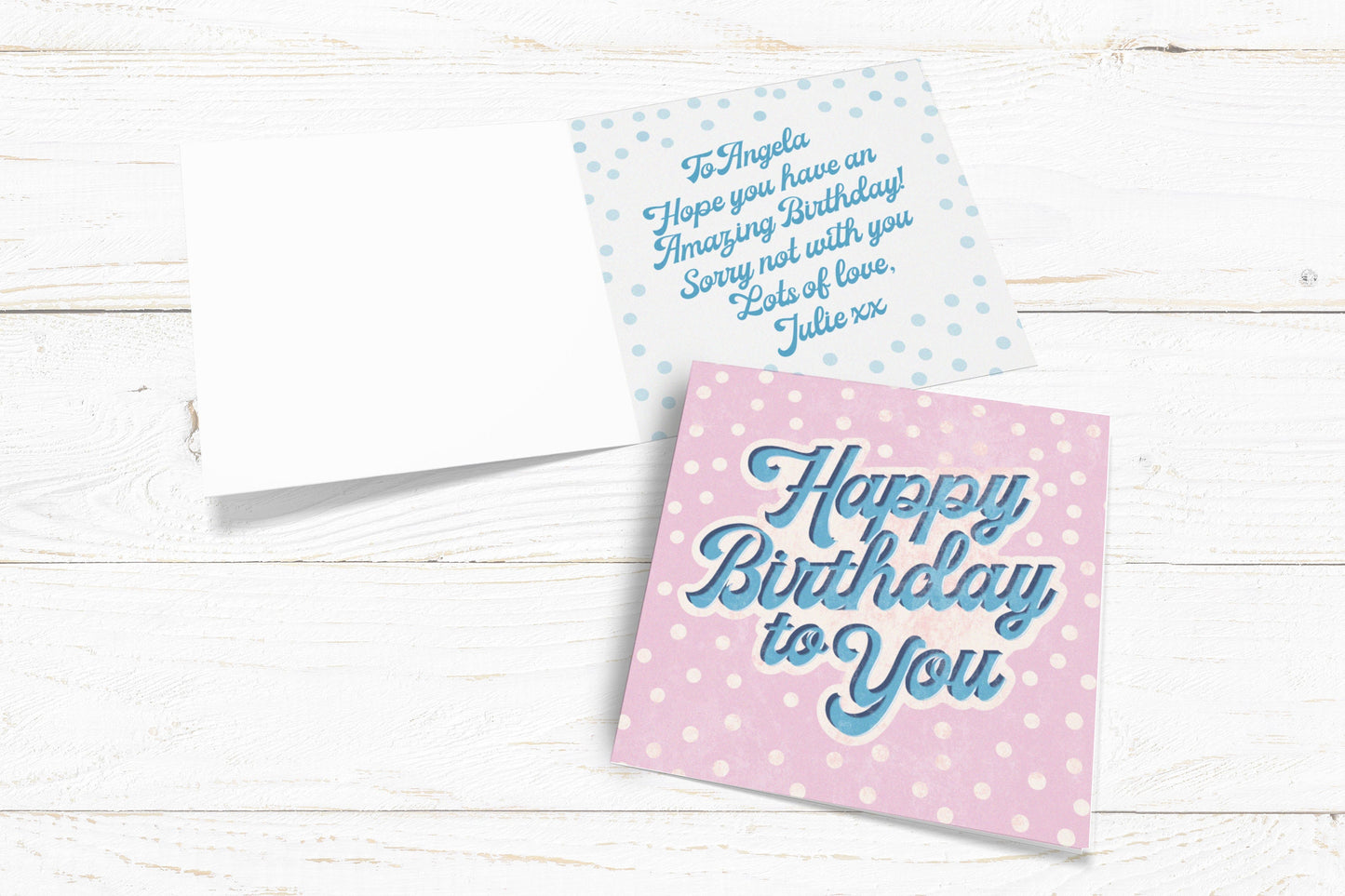 Happy Birthday To You Card. Birthday Card. Happy Birthday Card. Send Direct Option.