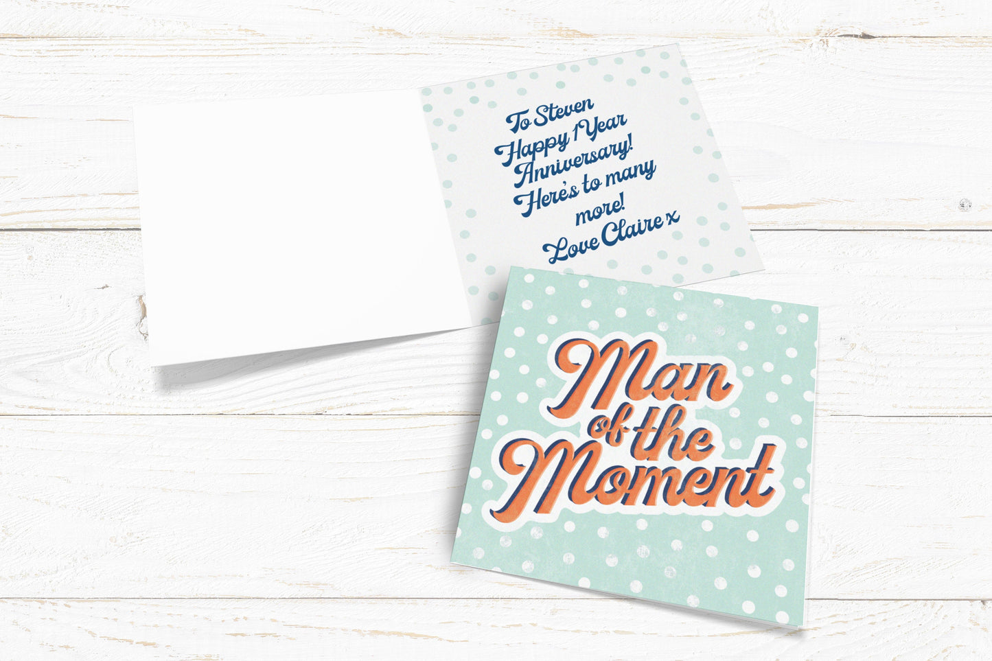 Man of the Moment Card. Father’s Day Card. Happy Father’s Day Card. Birthday Card. Direct Send Option.