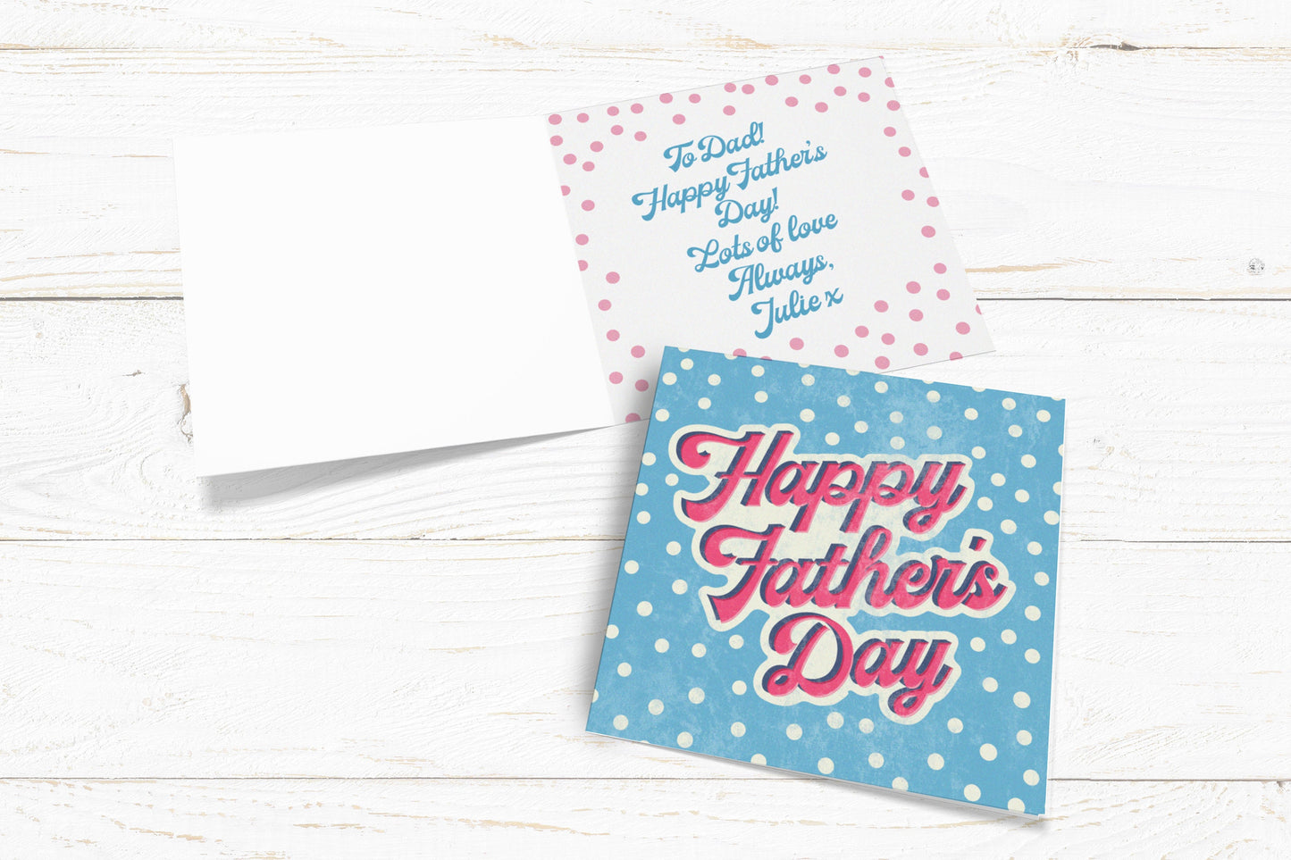 Happy Father's Day Card. Greetings Card. For Him. Direct Send Option.