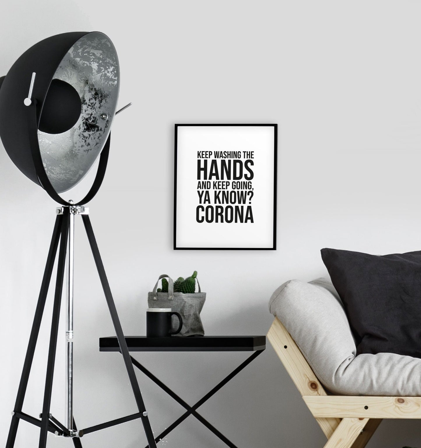Keep Washing The Hands Print. Gemma Collins Quote. Tik Tok Prints. Lockdown Prints. Living Room, Kitchen, Bedroom Prints. Funny Prints.