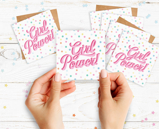 Mini Pack of Happiness - Girl Power Cards. Well Done. Congratulations. You Passed. Pack of Cards.
