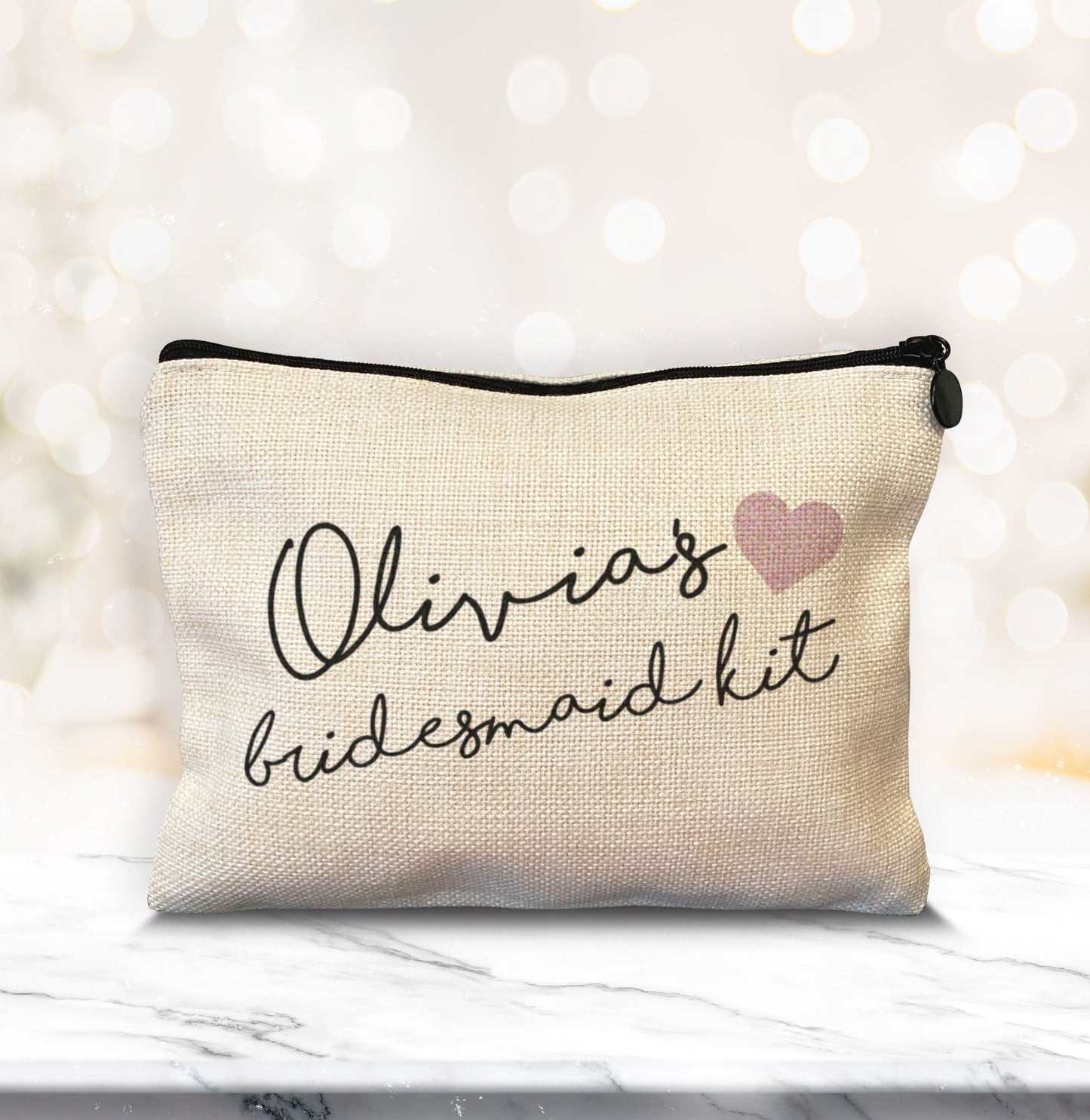 Personalised Make Up Bag. Personalised Beard Kit Bag. Bridesmaid Gift. Christmas Gift for girls. Personalised cosmetic bag. All Personalised