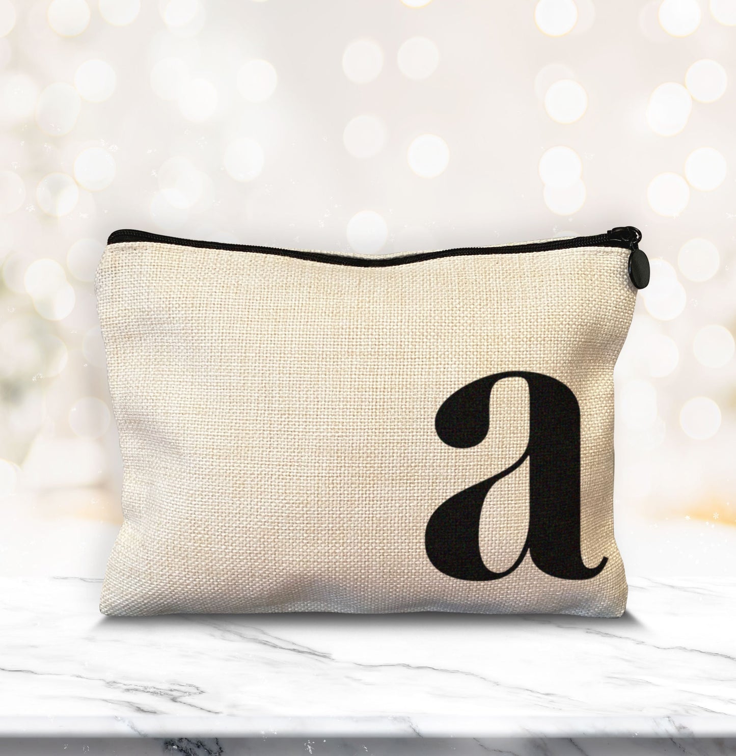 Personalised Initial Make Up Bag. Personalised Make up bag. Personalised Gift. Cute Make Up Bag.