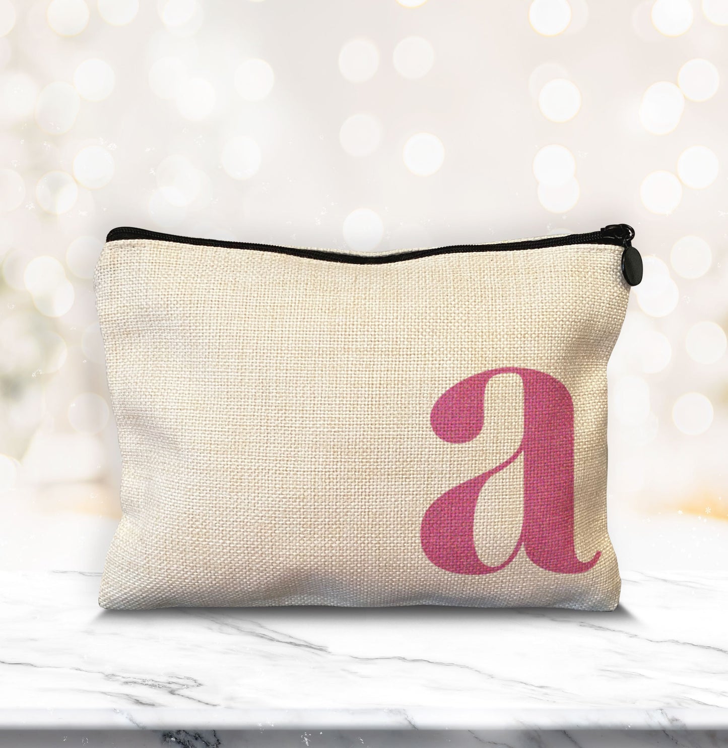 Personalised Initial Make Up Bag. Personalised Make up bag. Personalised Gift. Cute Make Up Bag.
