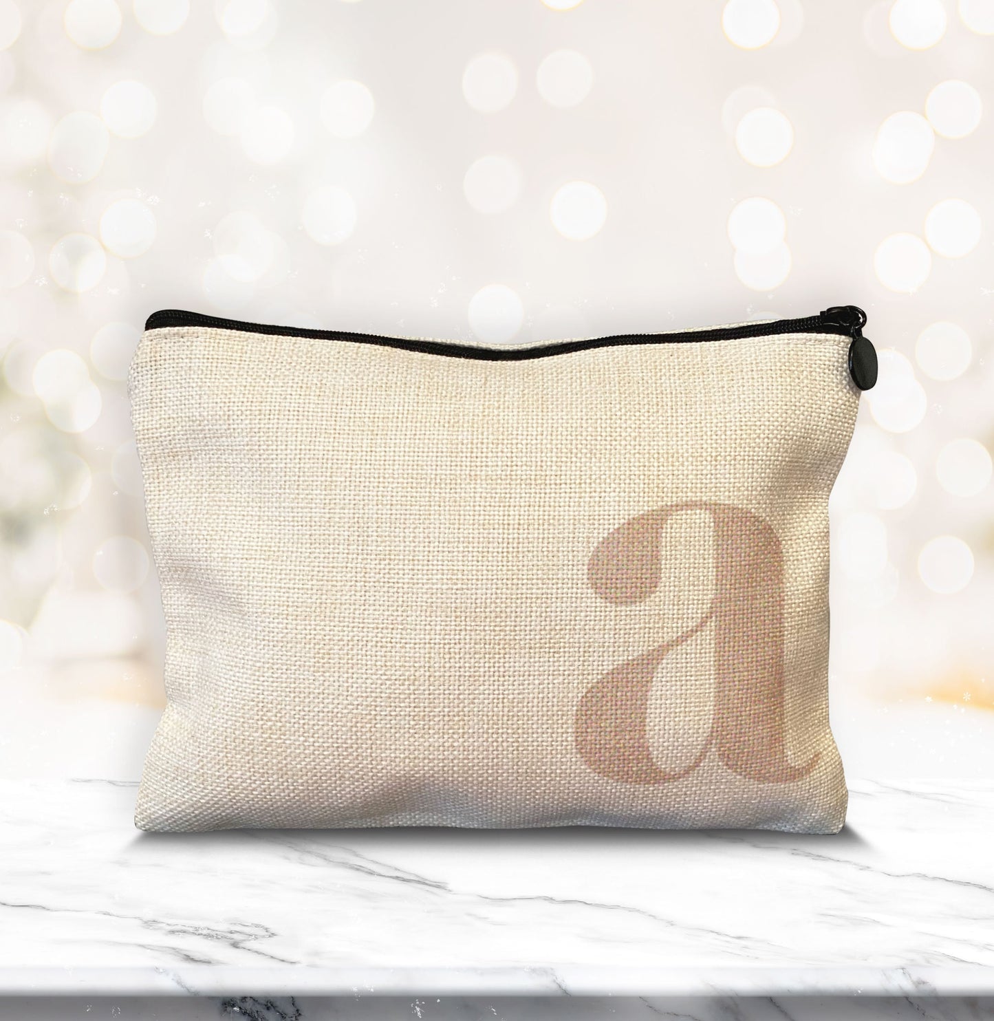 Personalised Initial Make Up Bag. Personalised Make up bag. Personalised Gift. Cute Make Up Bag.