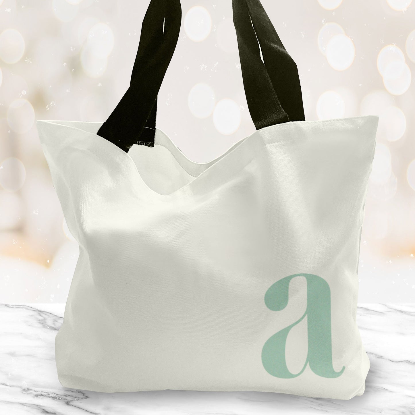 Personalised Initial Large Tote Bag. Large Shopping bag. Birthday Gift. Mother's Day Gift Unique Gift Idea. Cute Tote Bag. Gifts for her.