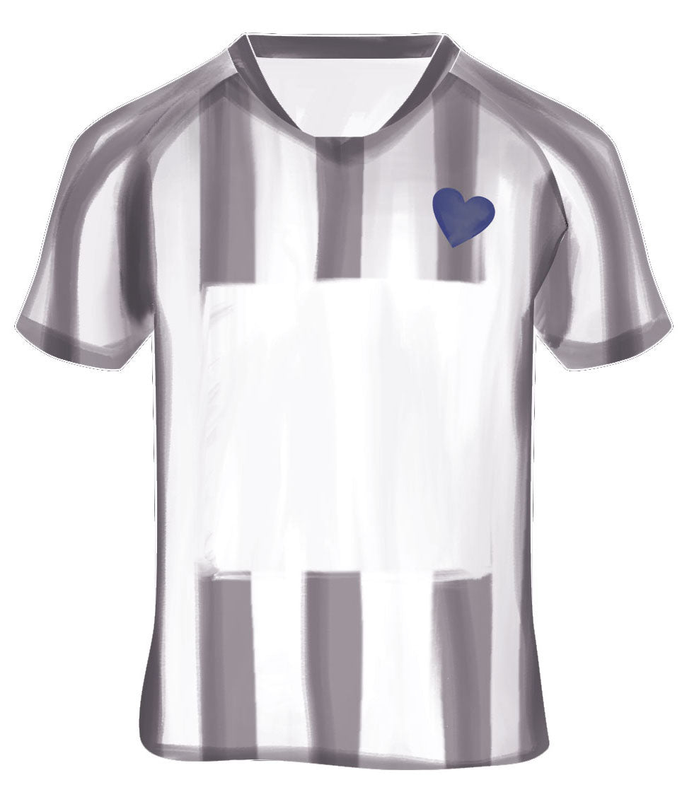 Football Shirt Age Card. Cute Football Card. Birthday Card For Him. Personalised Birthday Card. For Dad. Send Direct Option.