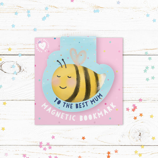 Personalised Bumblebee Magnetic Bookmark | Cute Bee Bookmark | Book Lover Gift | Personalised Reading Gift | Cute Bookmark