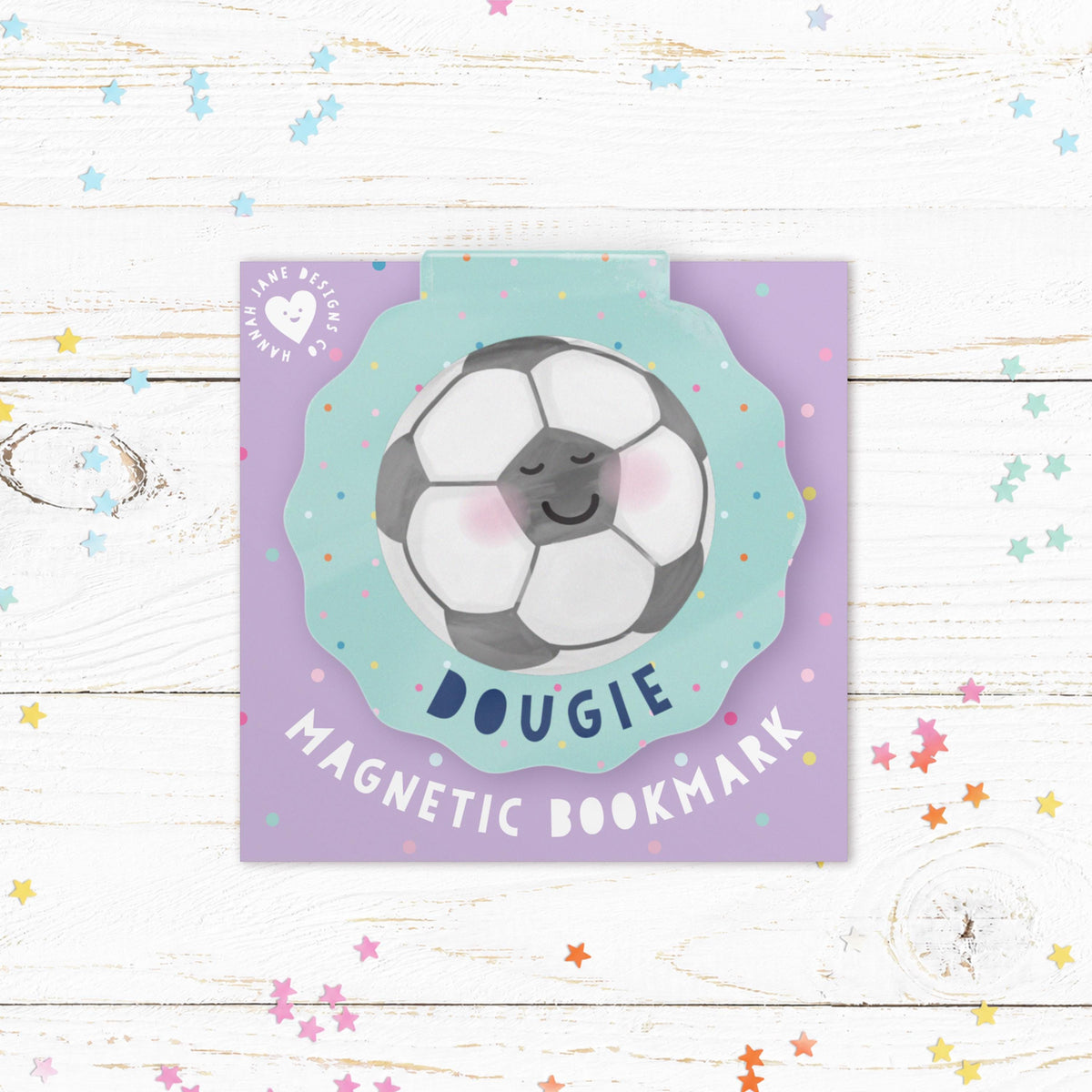 Personalised Football Magnetic Bookmark | Cute Football Bookmark | Book Lover Gift | Personalised Reading Gift | Cute Bookmark