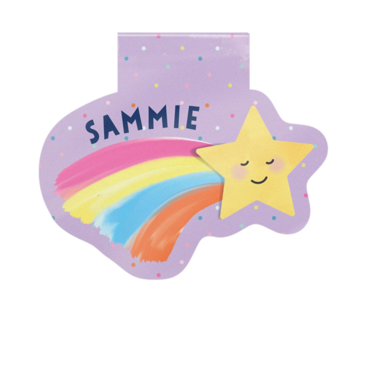 Personalised Shooting Star Magnetic Bookmark | Cute Star Bookmark | Book Lover Gift | Personalised Reading Gift | Cute Bookmark