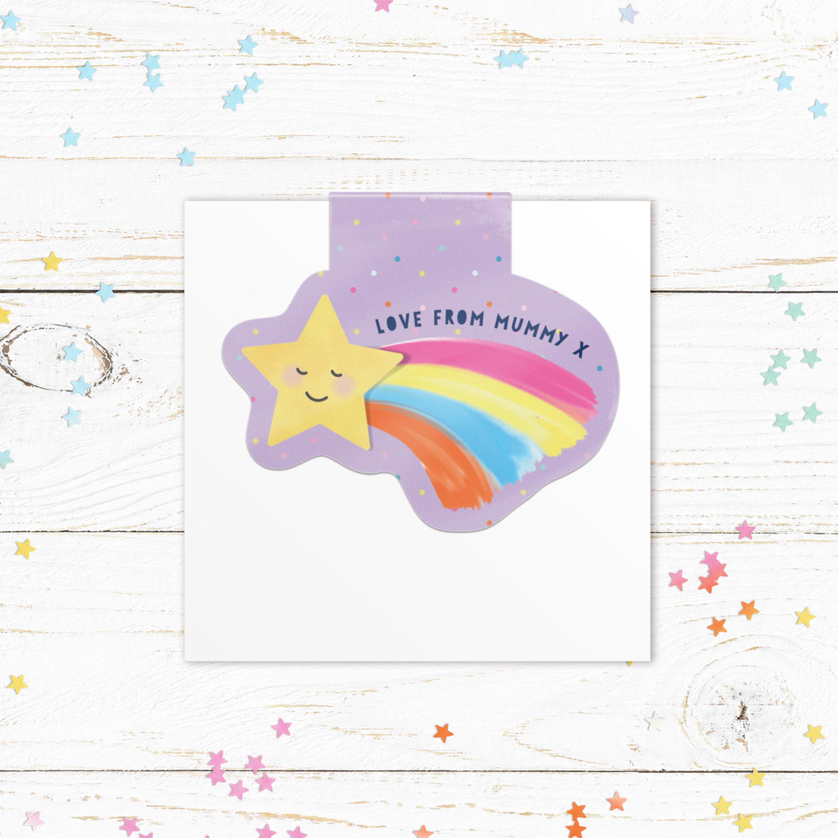 Personalised Shooting Star Magnetic Bookmark | Cute Star Bookmark | Book Lover Gift | Personalised Reading Gift | Cute Bookmark