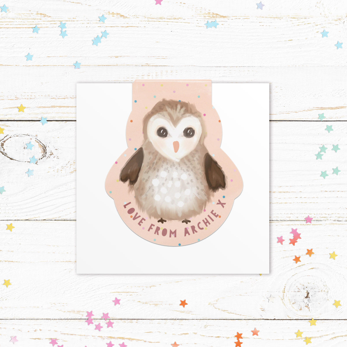 Personalised Owl Magnetic Bookmark | Cute Owl Bookmark | Book Lover Gift | Personalised Reading Gift | Cute Bookmark