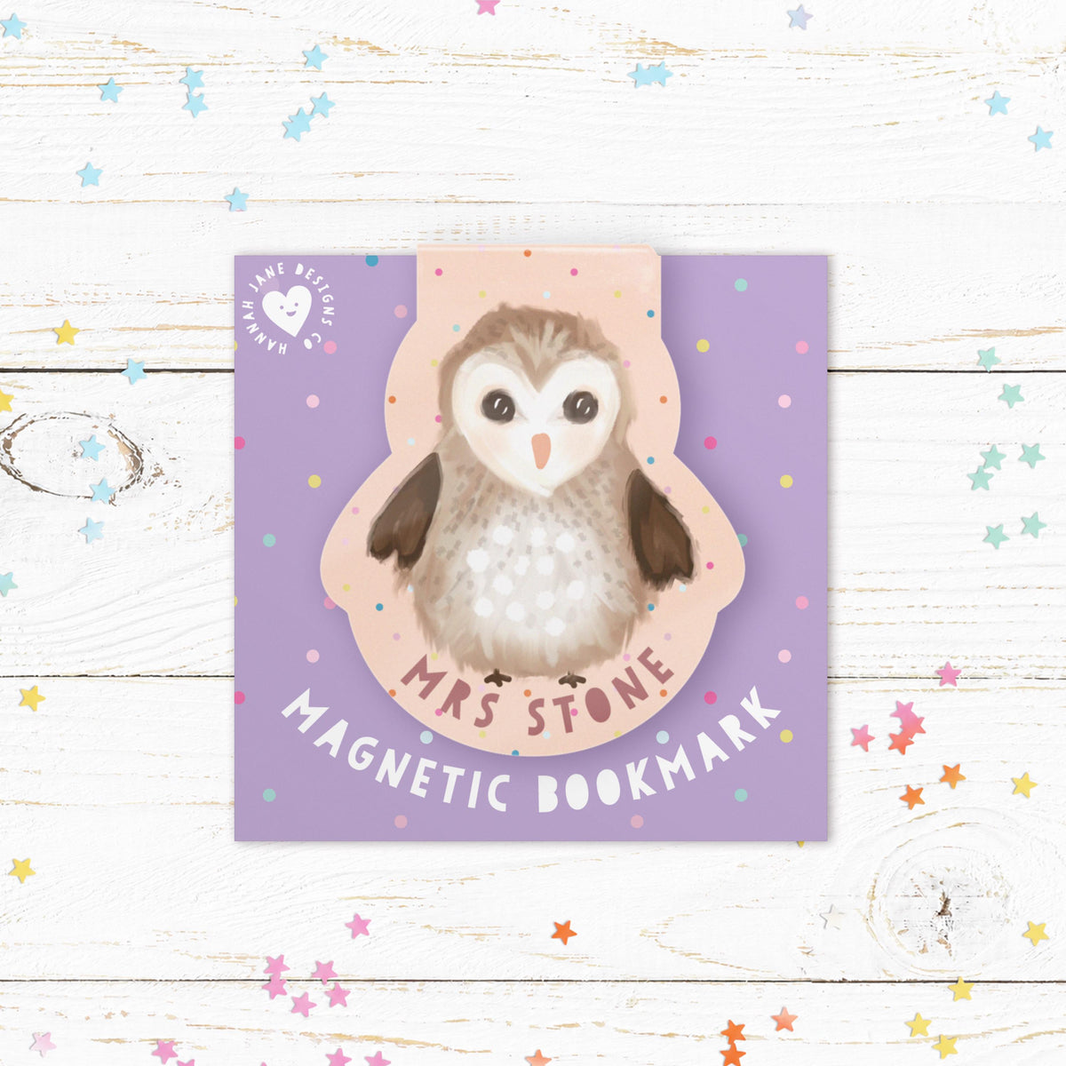 Personalised Owl Magnetic Bookmark | Cute Owl Bookmark | Book Lover Gift | Personalised Reading Gift | Cute Bookmark