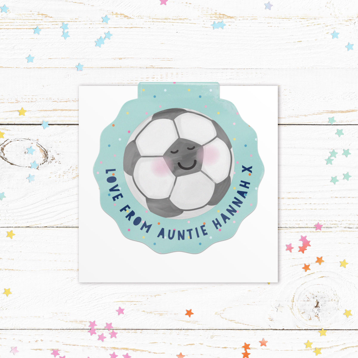 Personalised Football Magnetic Bookmark | Cute Football Bookmark | Book Lover Gift | Personalised Reading Gift | Cute Bookmark