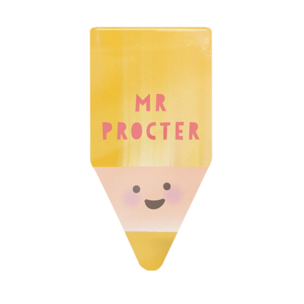 Personalised Happy Pencil Magnetic Bookmark | Cute Pencil Bookmark | Book Lover Gift | Personalised Reading Gift | Cute Bookmark