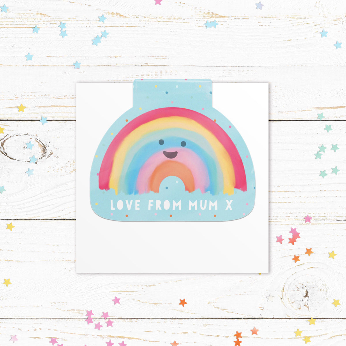 Personalised Rainbow Magnetic Bookmark | Cute Rainbow Bookmark | Book Lover Gift | Personalised Reading Gift | Cute Bookmark