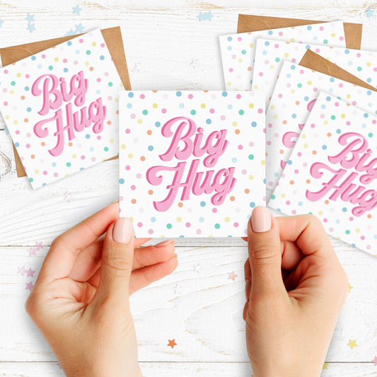 Mini Pack of Happiness - Big Hug Cards. Lockdown Cards. Pack of cards.
