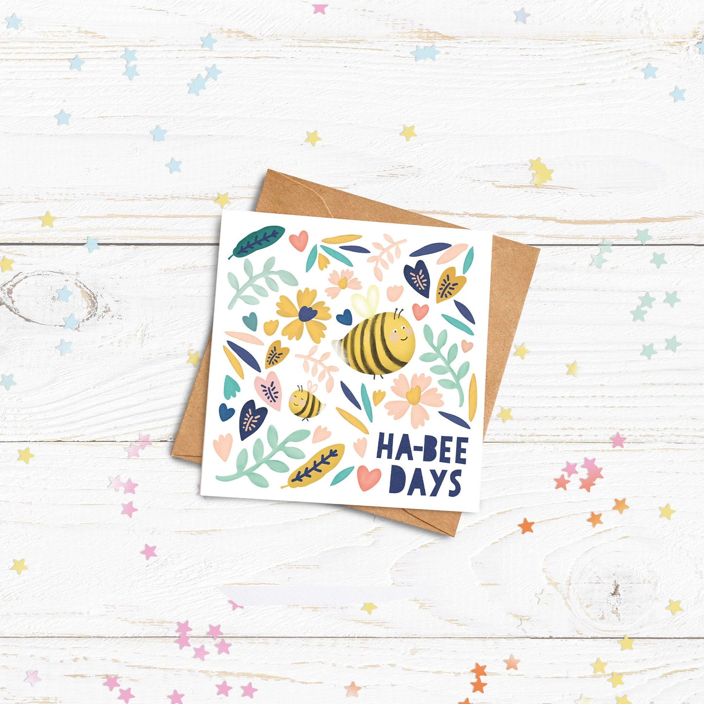 Mini Pack of Happiness - Ha Bee Days. Lockdown Cards. Pack of Cards. Happy Birthday Cards.