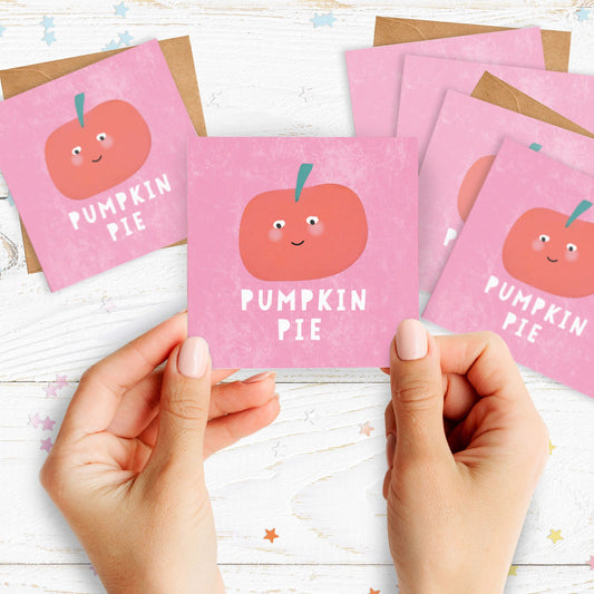 Mini Pack of Happiness - Pumpkin Pie! Halloween Cards. Thanksgiving cards. Halloween. Pumpkin Card. Halloween Party . Pack of Cards.