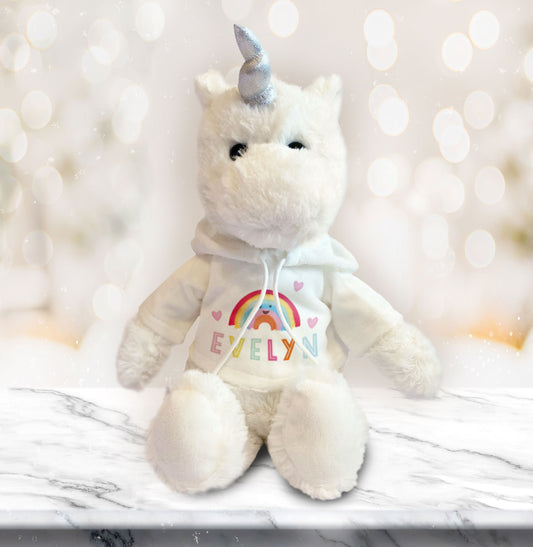 Personalised unicorn Soft Toy. Cute Giraffe Gift. Unicorn Soft Toy. Birthday Gift. Soft Toy. Personalised Teddy.Personalised Christmas Gift.