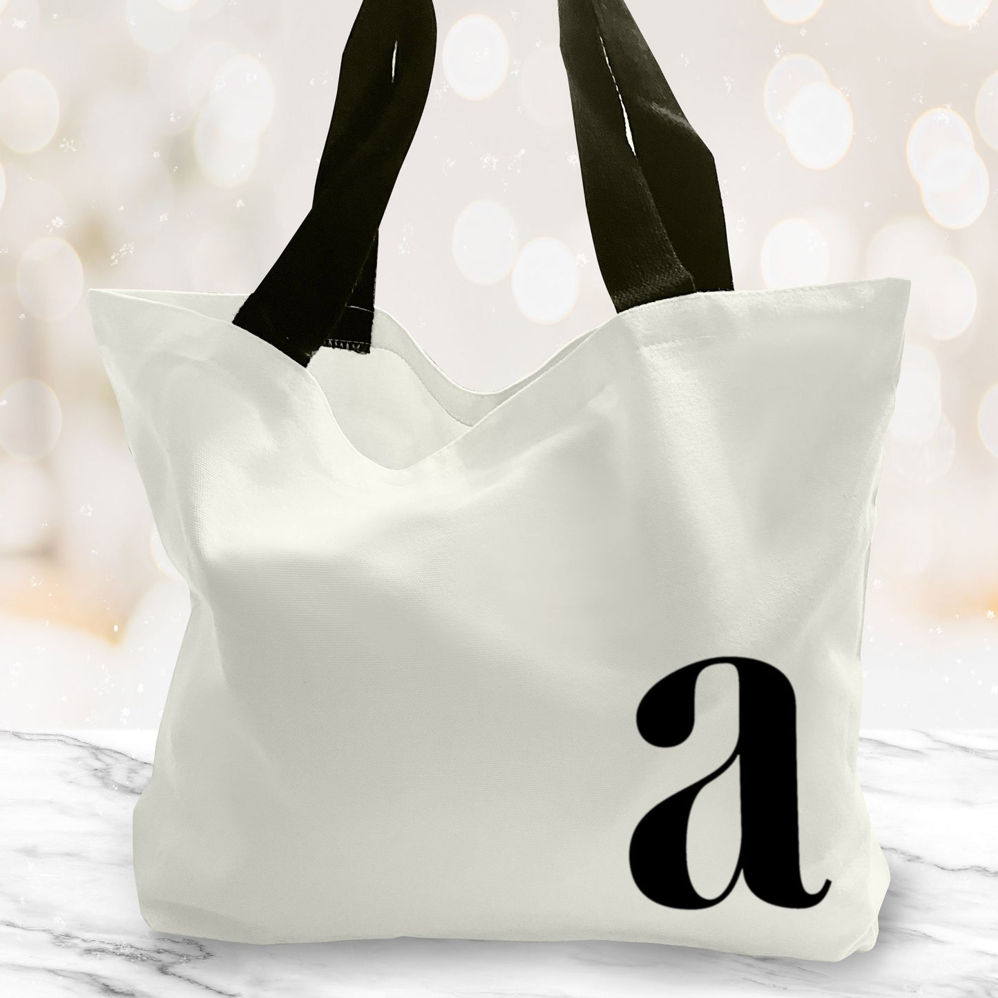 Personalised Initial Large Tote Bag. Large Shopping bag. Birthday Gift. Mother's Day Gift Unique Gift Idea. Cute Tote Bag. Gifts for her.